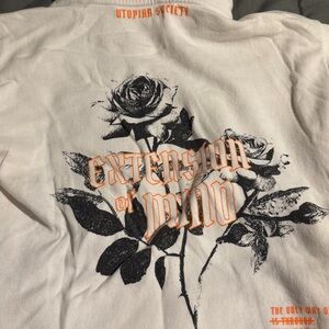 Y2K streetwear vintage no boundaries graphic hoodie